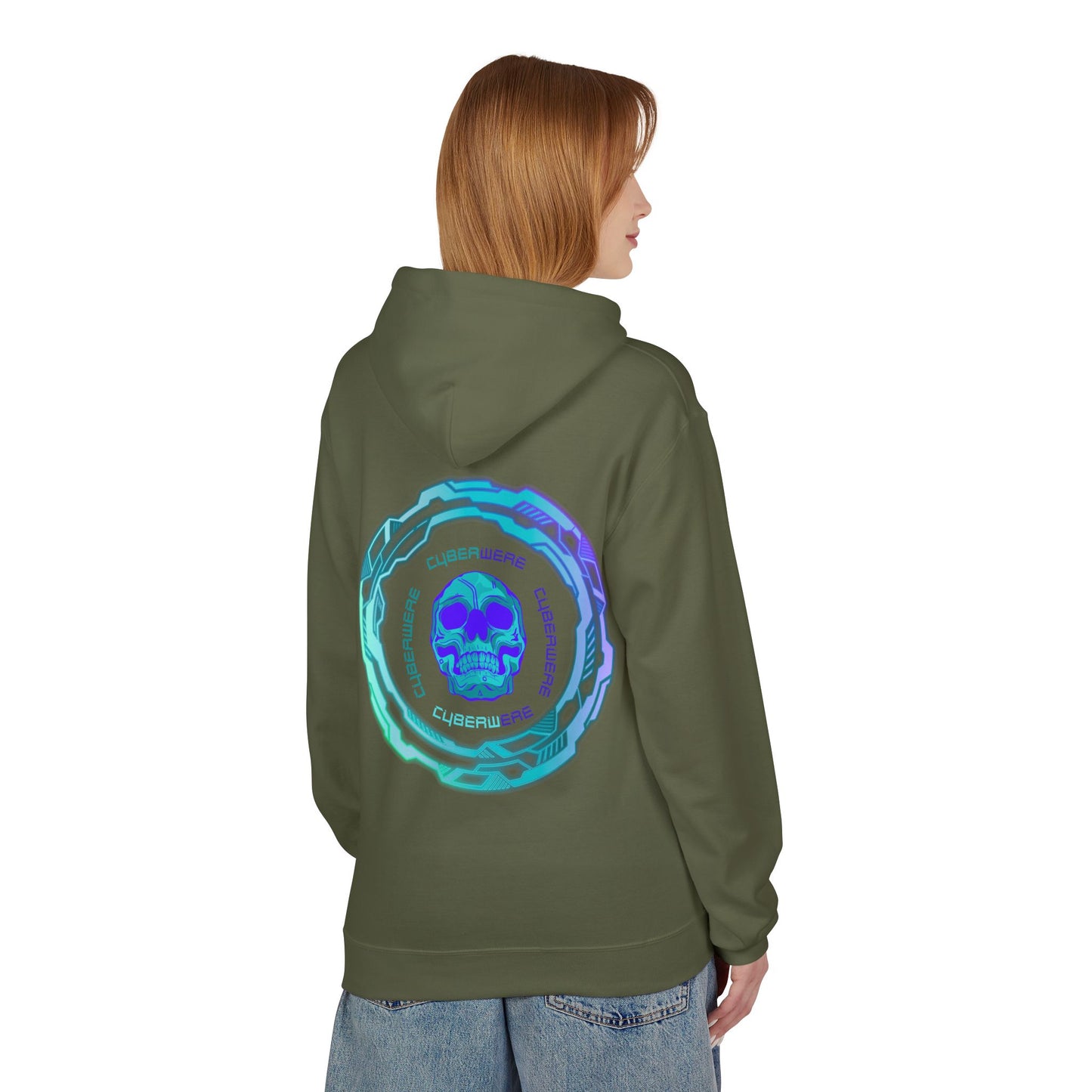 Bluza Unisex Cyberwere Skull- TechSouls