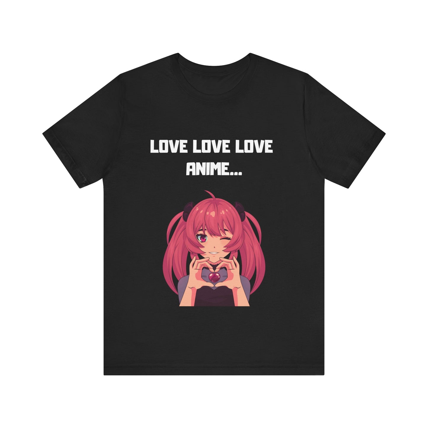 Unisex T-Shirt I Love Love Love Anime...- DragonStreet