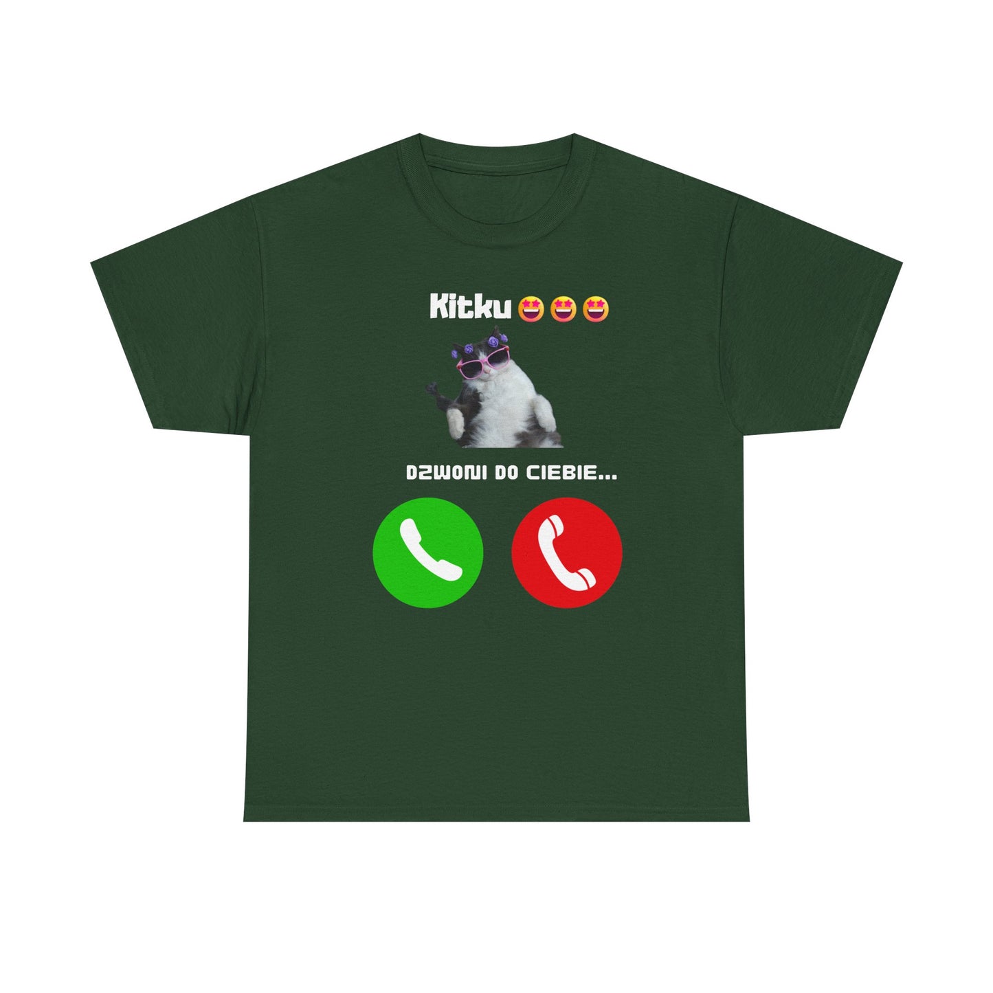 T-shirt unisexe Kitku vous appelle