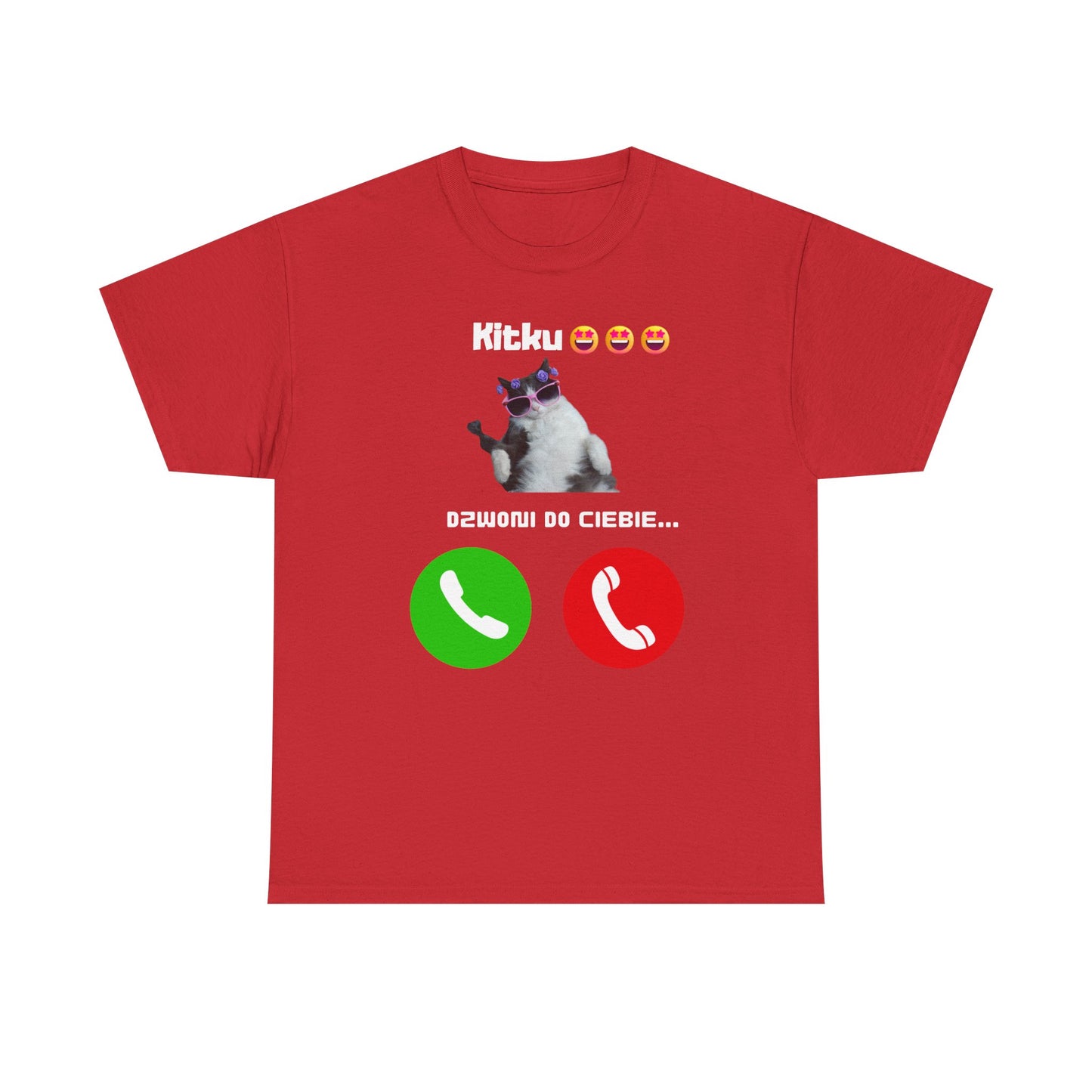 T-shirt unisexe Kitku vous appelle
