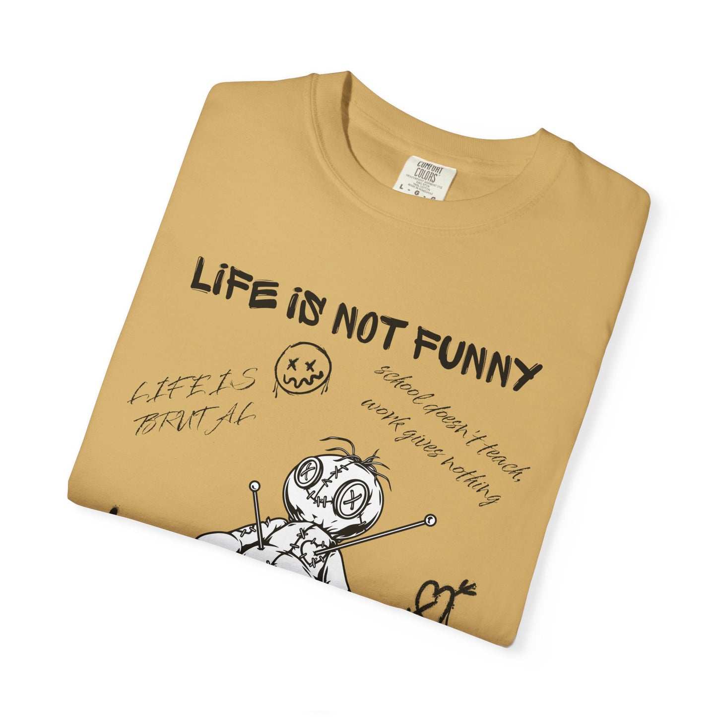 T-Shirt Unisex Life is no Funny Abstract-VibesStreet