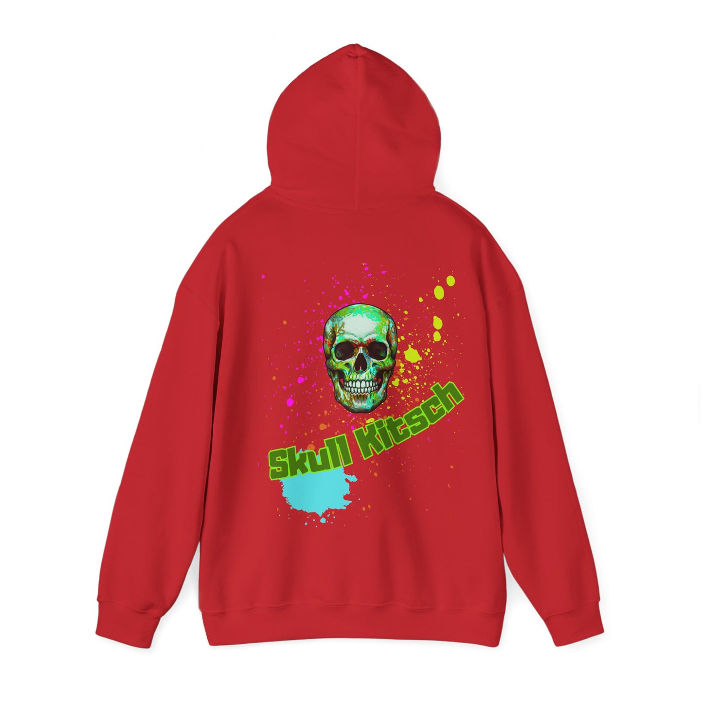 Bluza Unisex Hoodie Skull Kitsch Summer Punk- VibesStreet