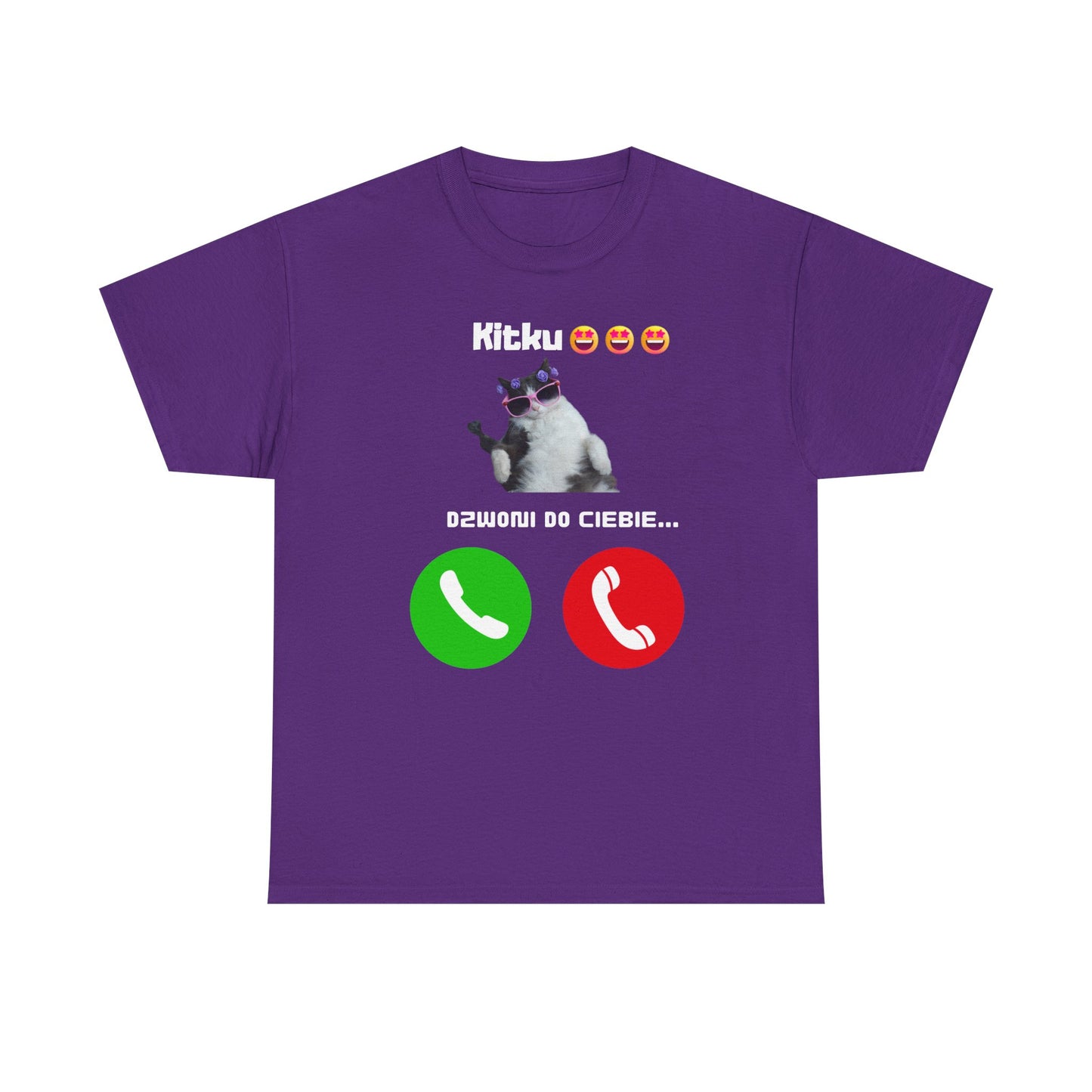 T-shirt unisexe Kitku vous appelle