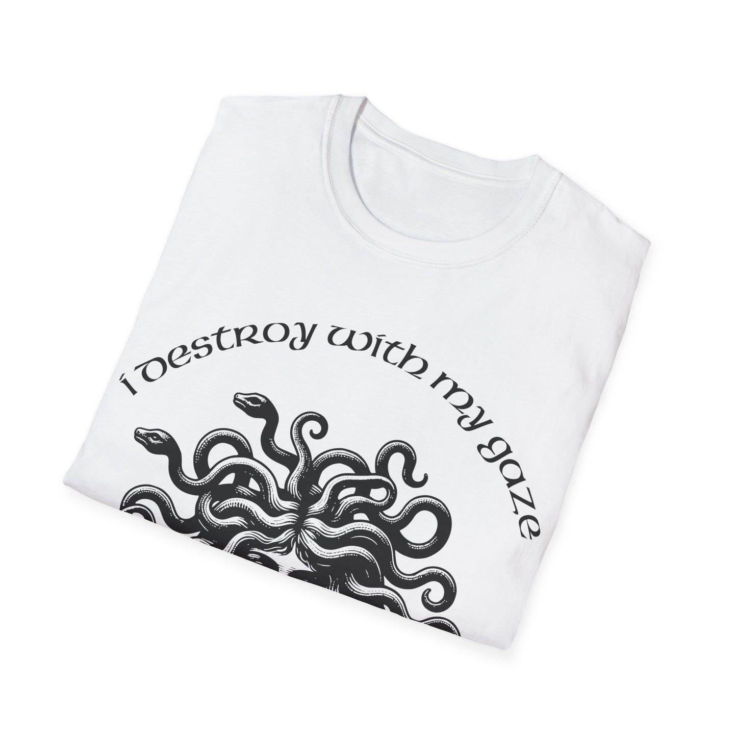 T-Shirt unisexe je détruis avec mon regard!-VibesStreet