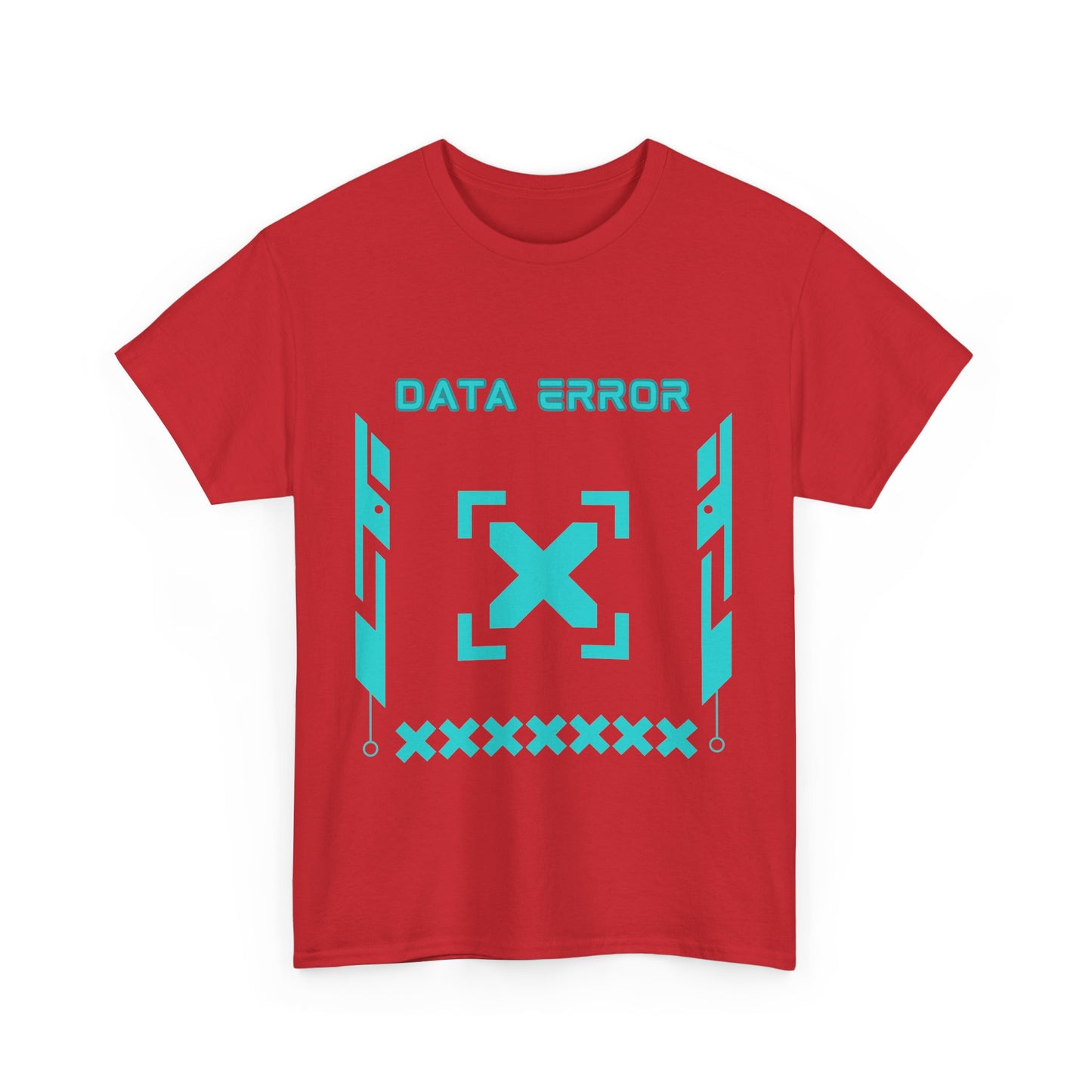 T-shirt Unisex Data Error Techwear Blue-TechSouls