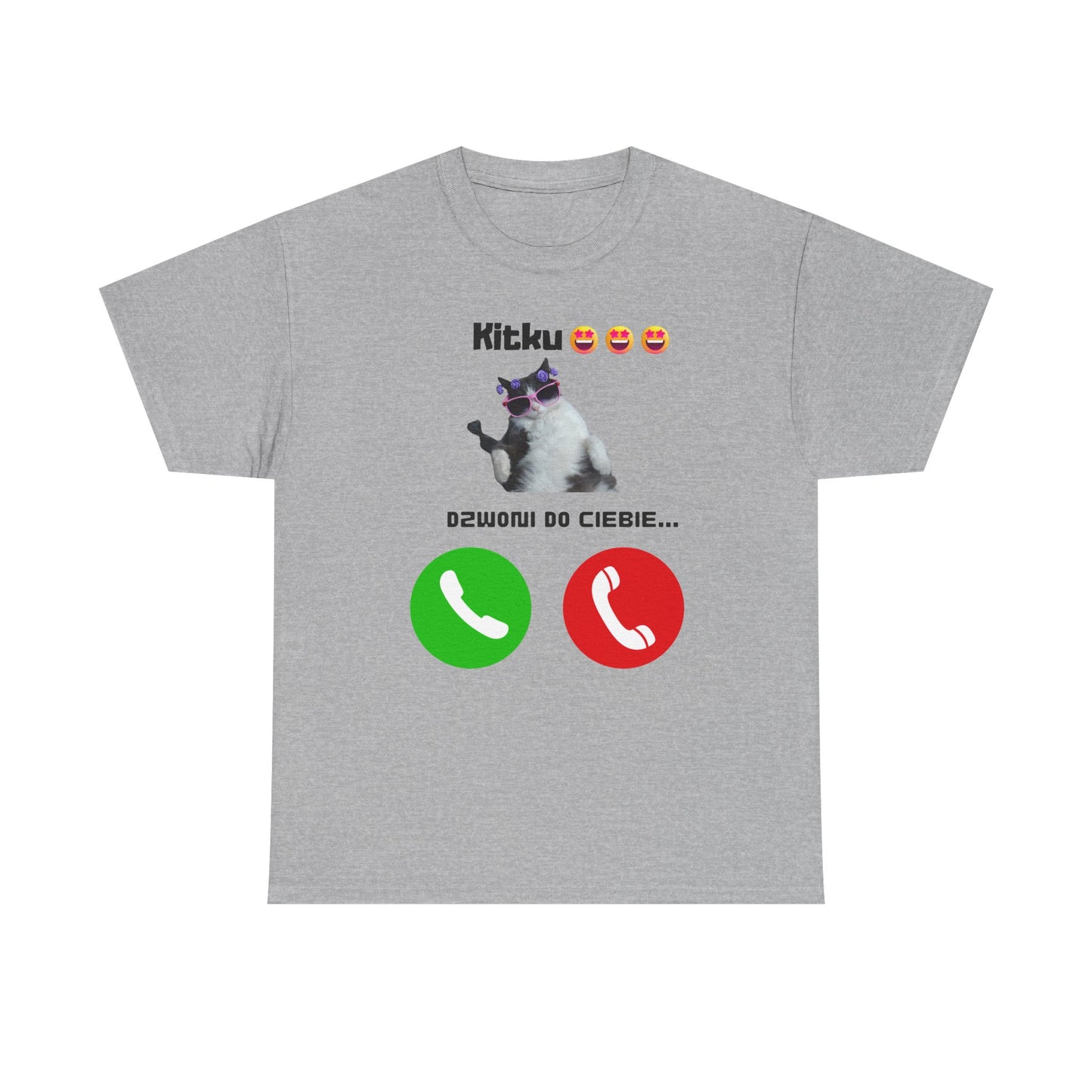 T-shirt unisexe Kitku vous appelle