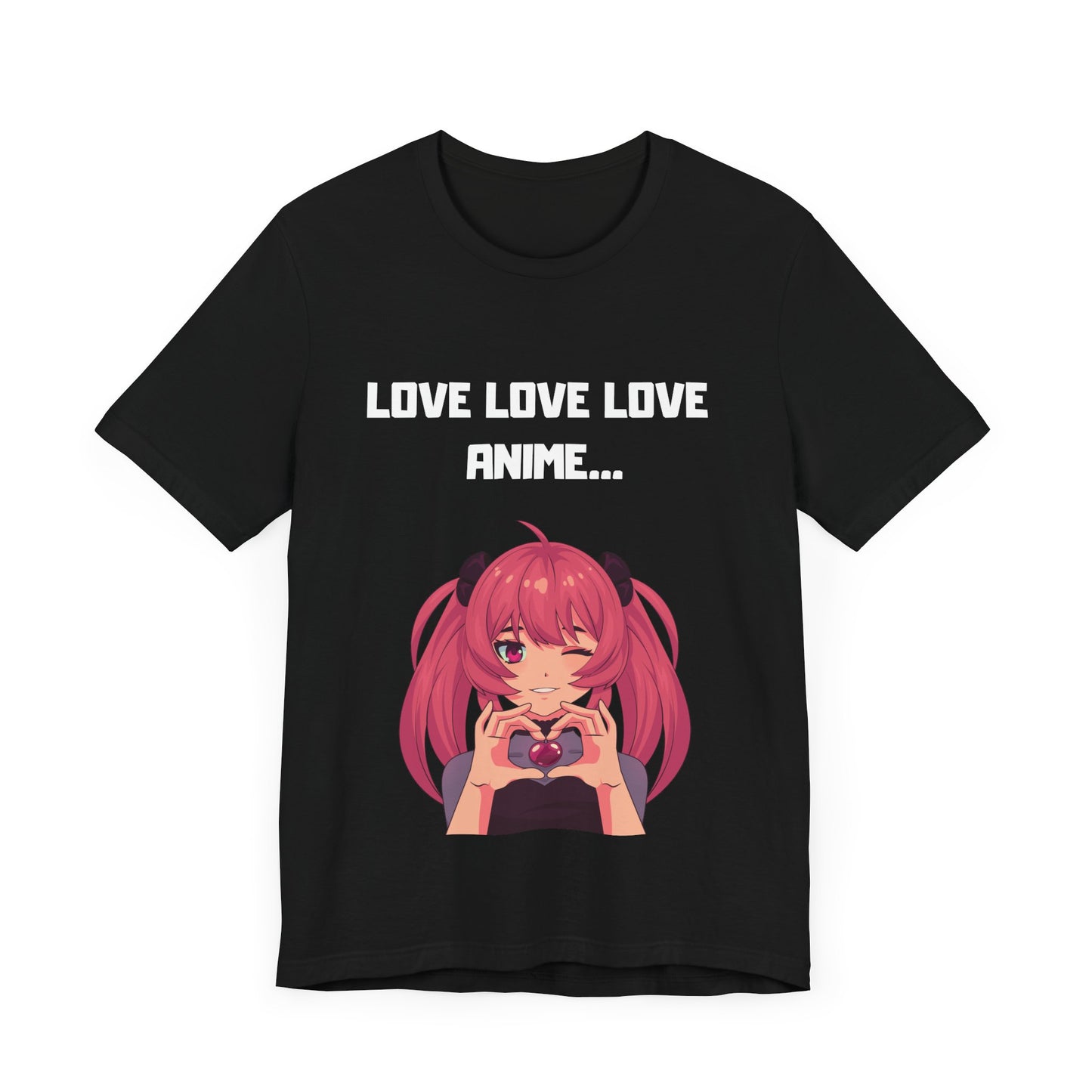 Unisex T-Shirt I Love Love Love Anime...- DragonStreet