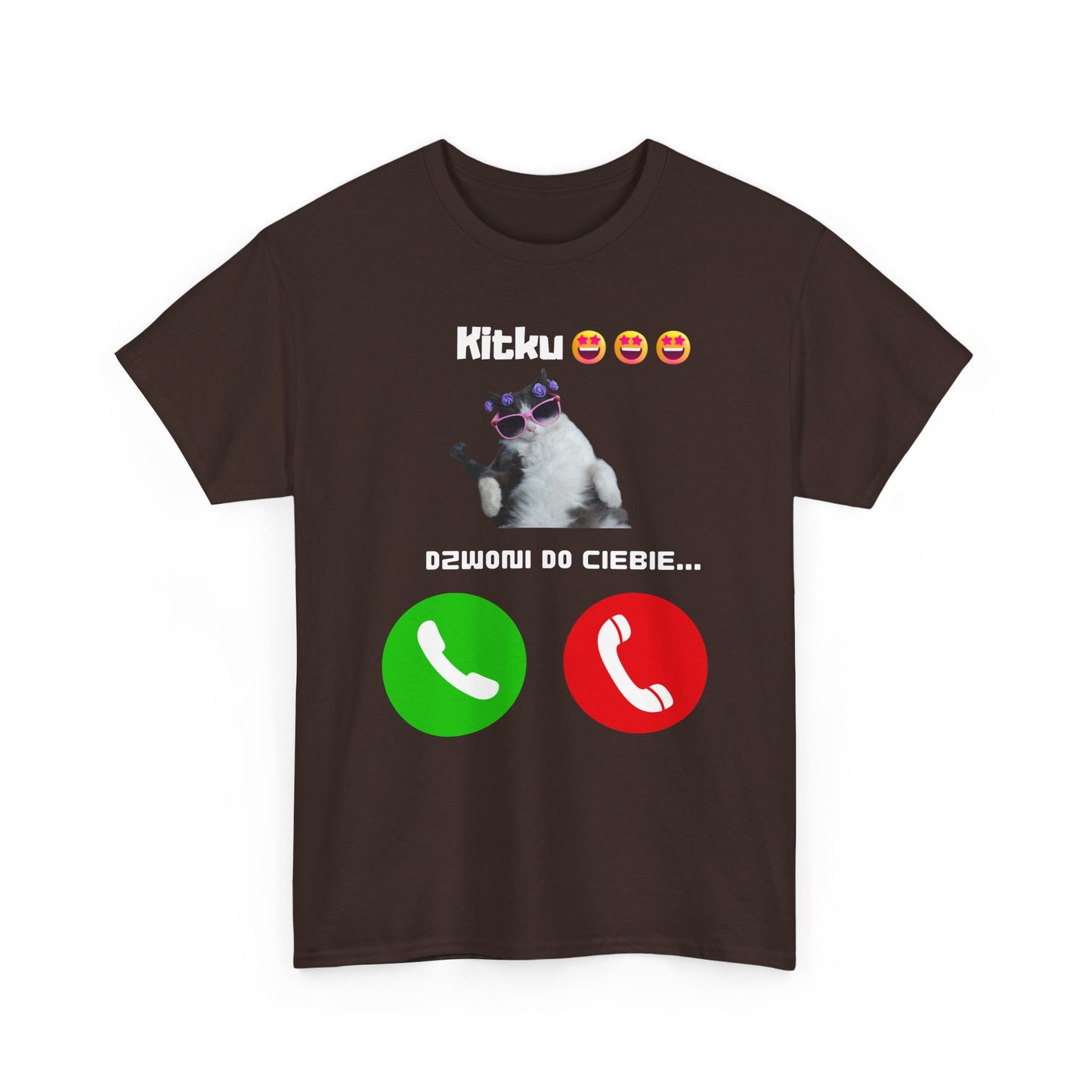 T-shirt unisexe Kitku vous appelle