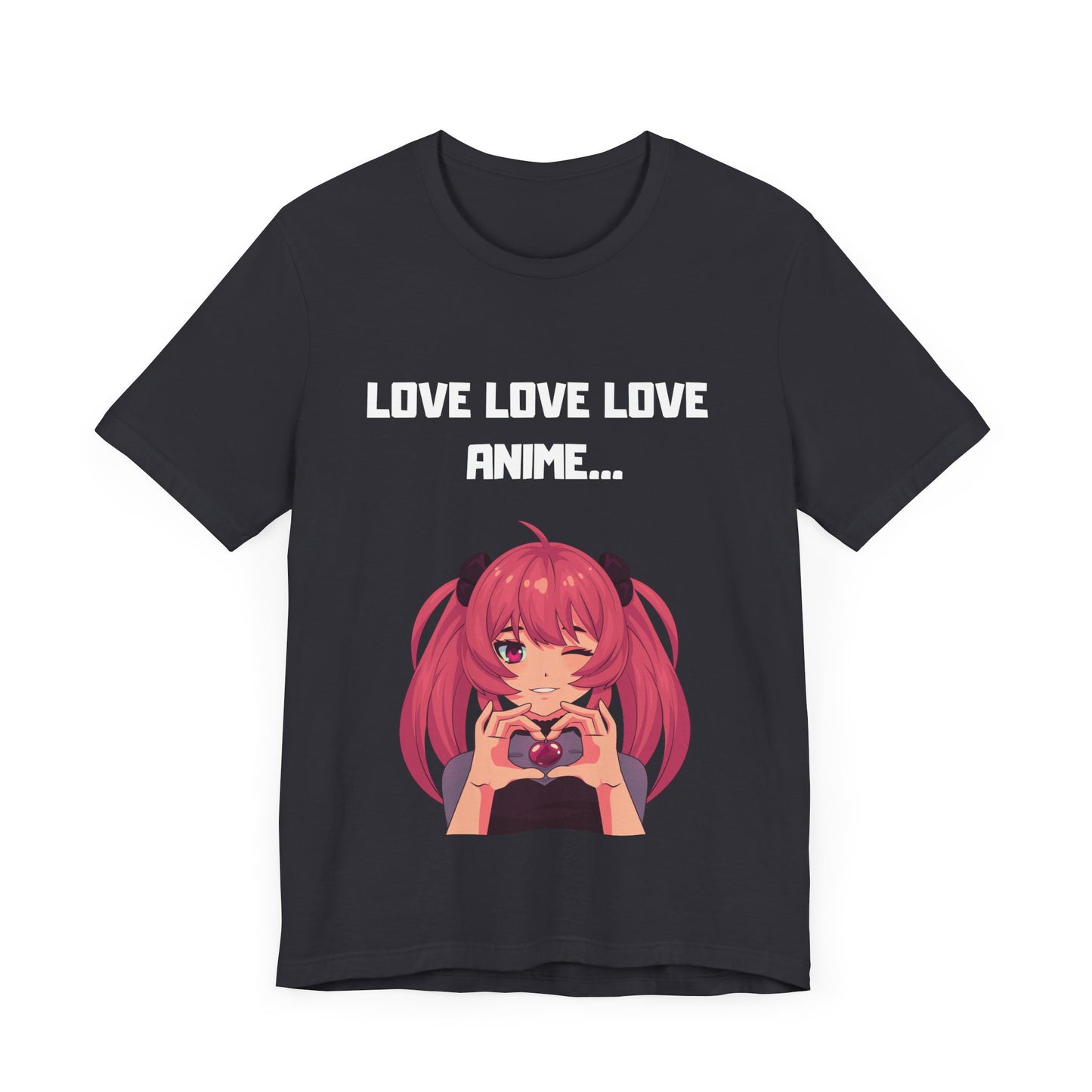 Unisex T-Shirt I Love Love Love Anime...- DragonStreet