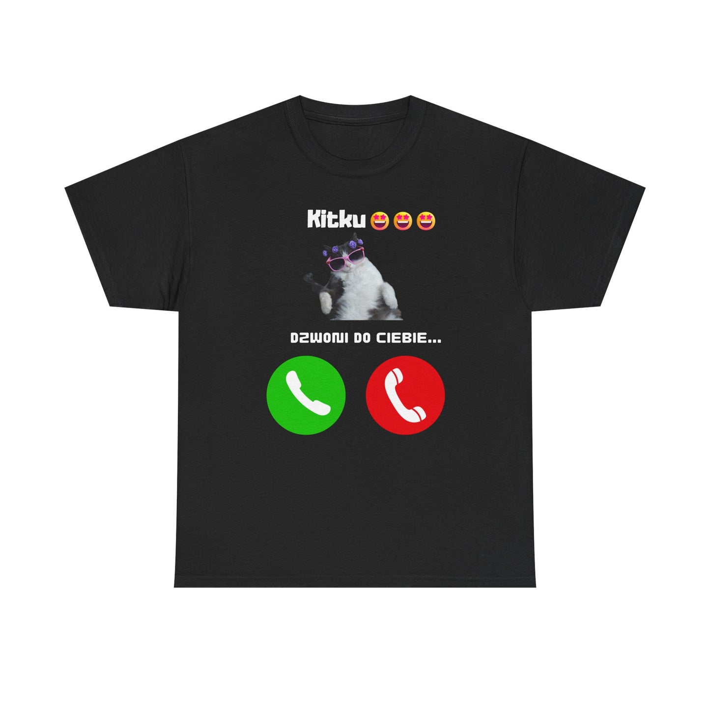 T-shirt unisexe Kitku vous appelle
