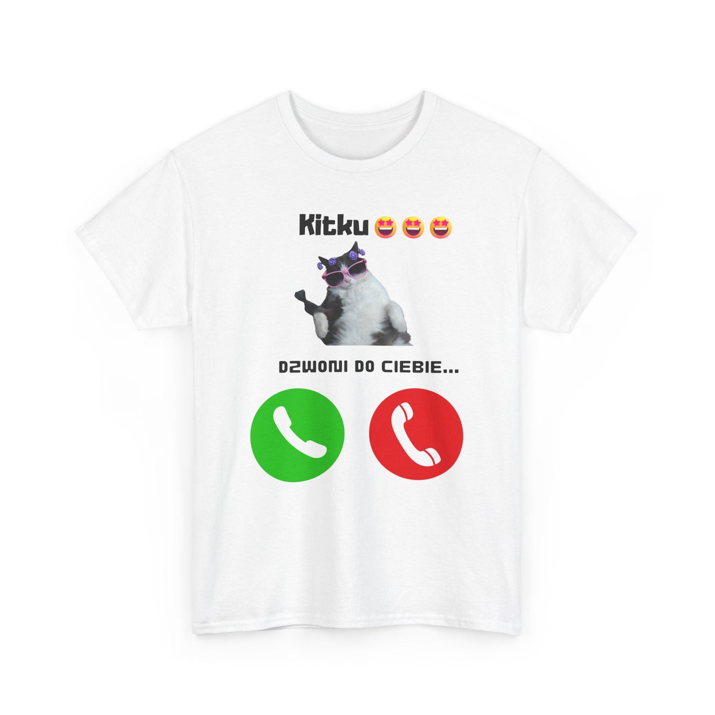 T-shirt unisexe Kitku vous appelle