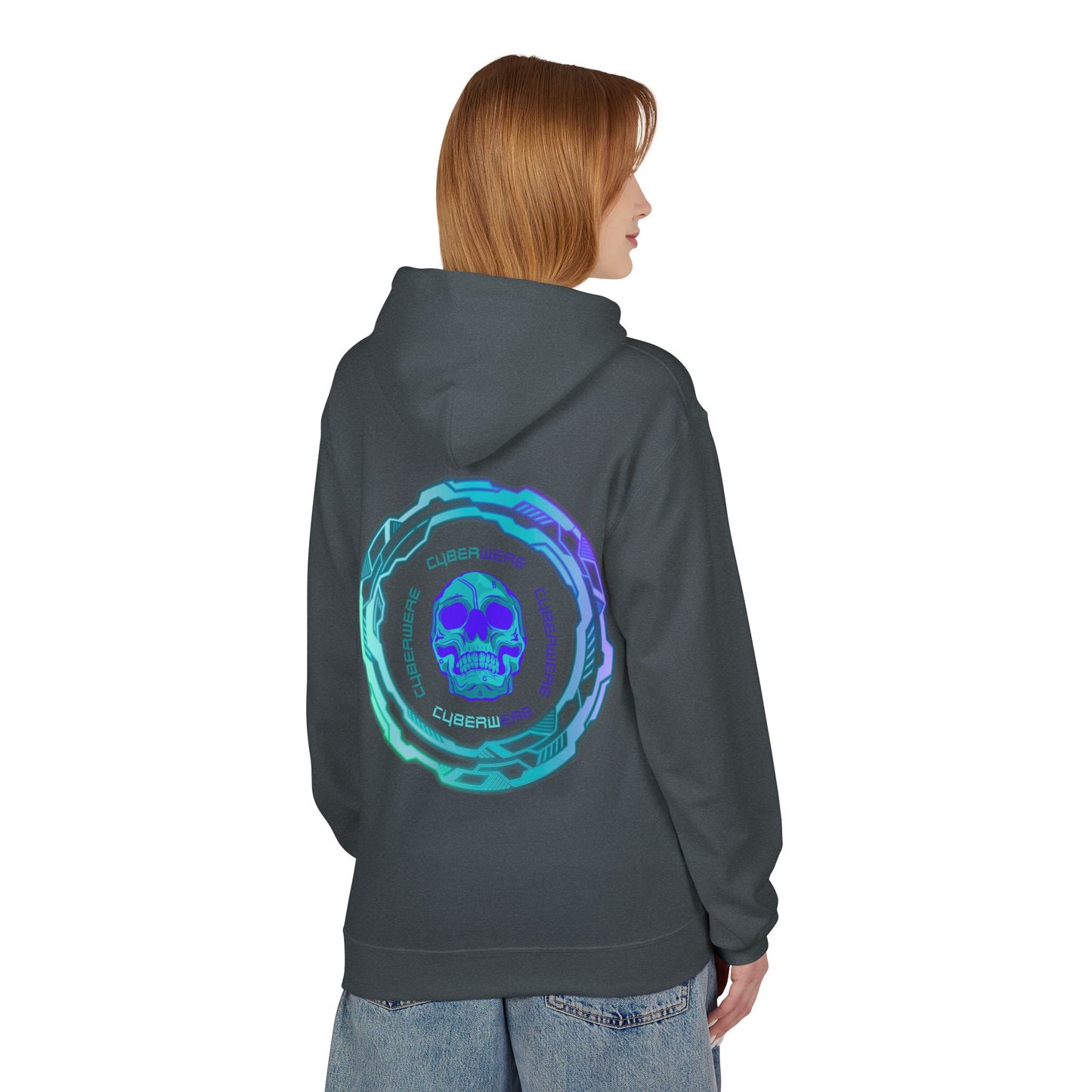 Bluza Unisex Cyberwere Skull- TechSouls