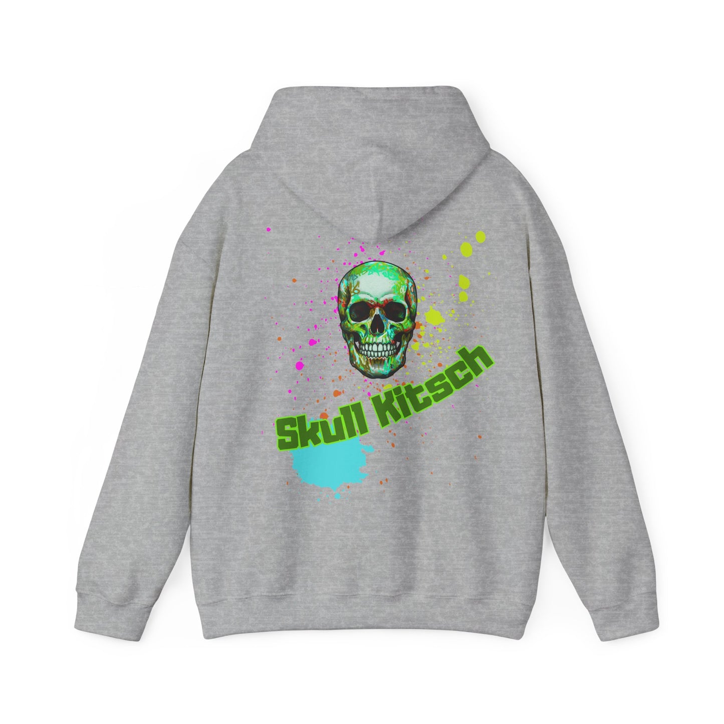 Bluza Unisex Hoodie Skull Kitsch Summer Punk- VibesStreet