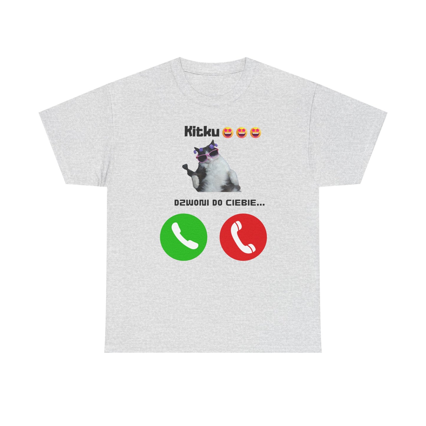 T-shirt unisexe Kitku vous appelle