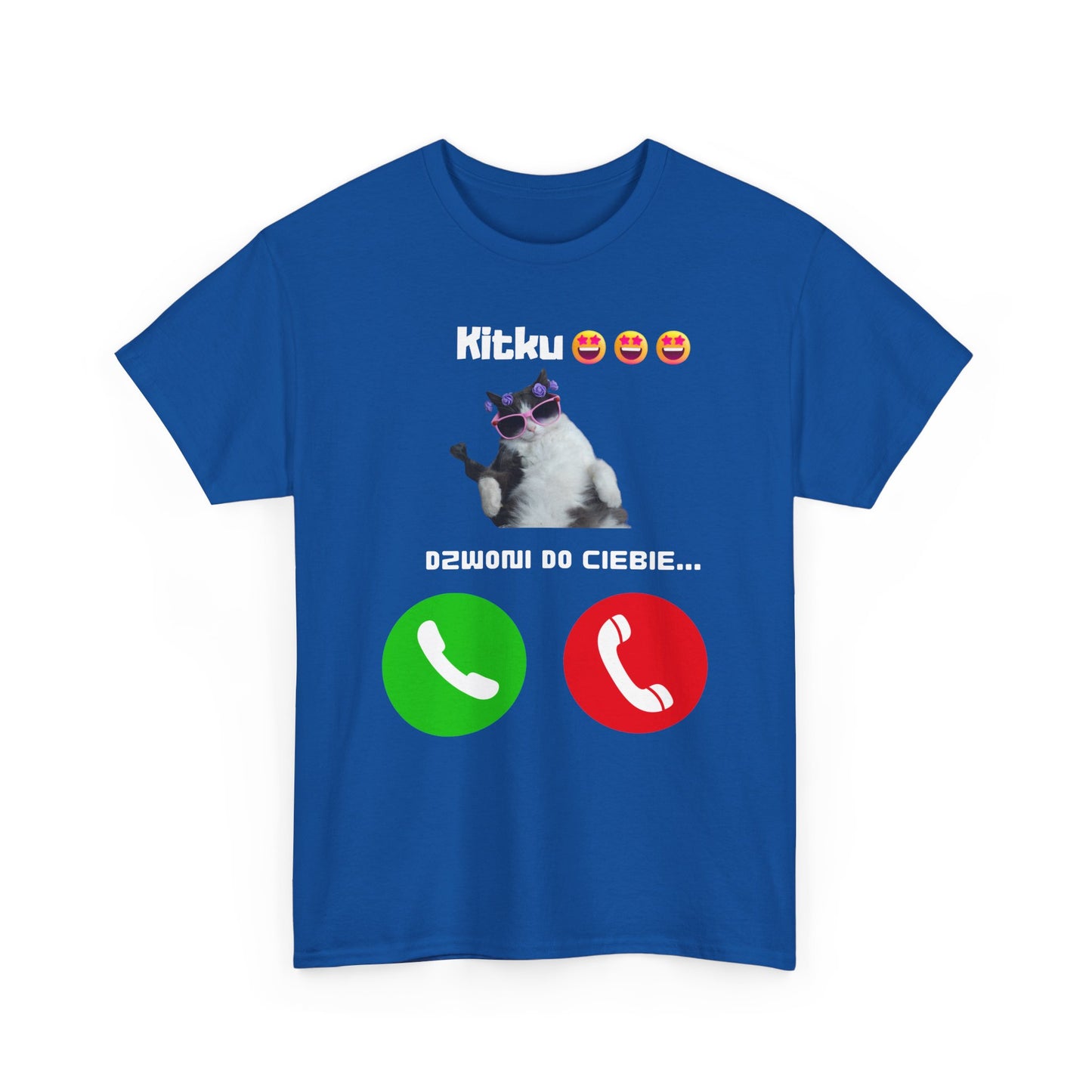 T-shirt unisexe Kitku vous appelle