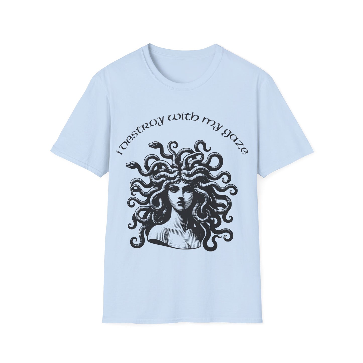 T-Shirt unisexe je détruis avec mon regard!-VibesStreet