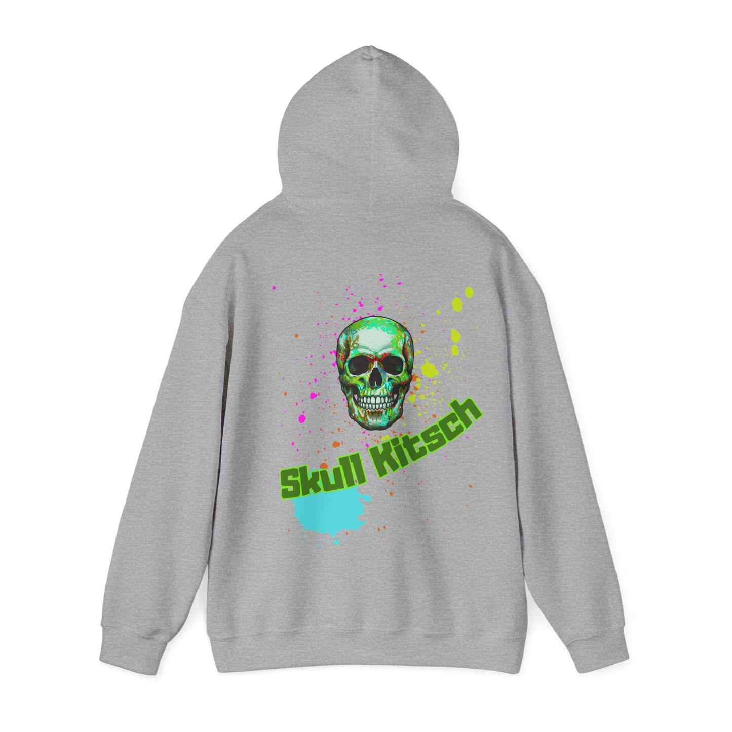 Bluza Unisex Hoodie Skull Kitsch Summer Punk- VibesStreet