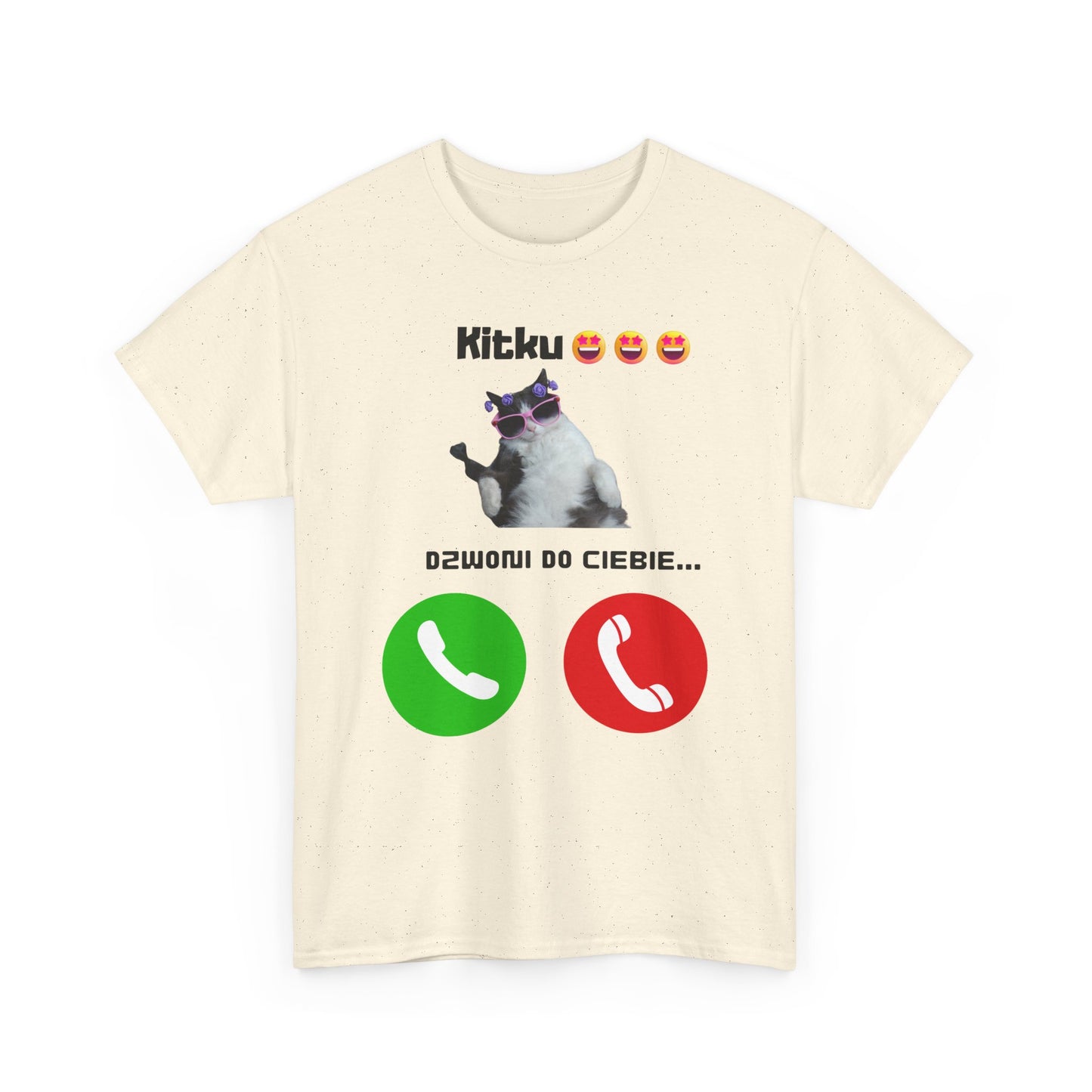 T-shirt unisexe Kitku vous appelle