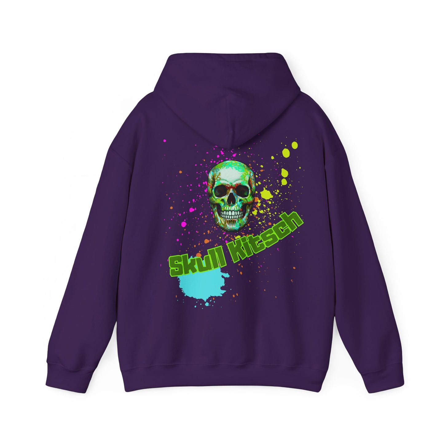 Bluza Unisex Hoodie Skull Kitsch Summer Punk- VibesStreet