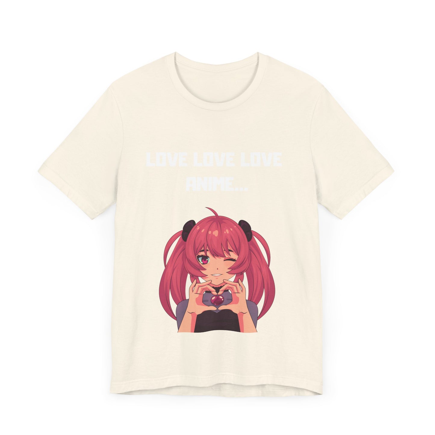 Unisex T-Shirt I Love Love Love Anime...- DragonStreet