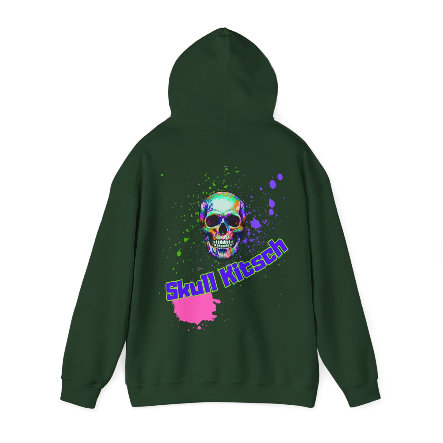 Unisex Skull Kitsch Standard Hoodie - VibesStreet