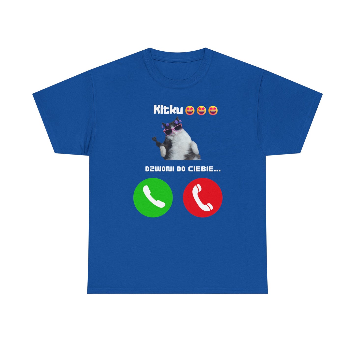 T-shirt unisexe Kitku vous appelle