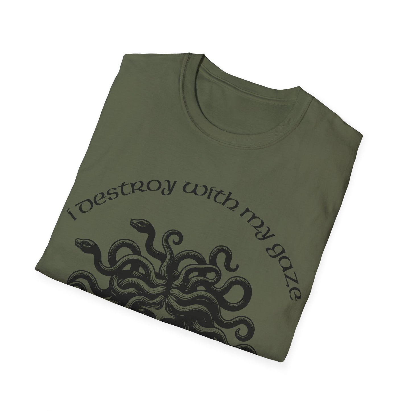 T-Shirt unisexe je détruis avec mon regard!-VibesStreet