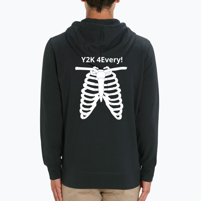 Bluza unisex zip Y2K Skeleton- Wear2K