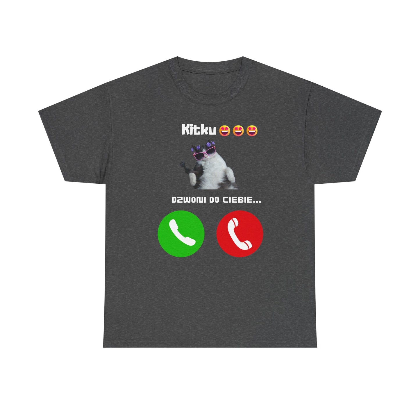 T-shirt unisexe Kitku vous appelle