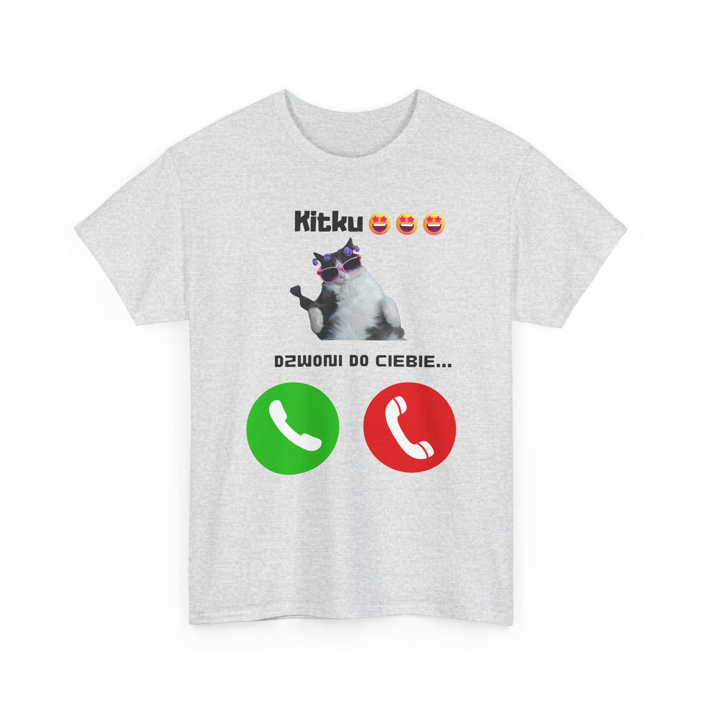T-shirt unisexe Kitku vous appelle