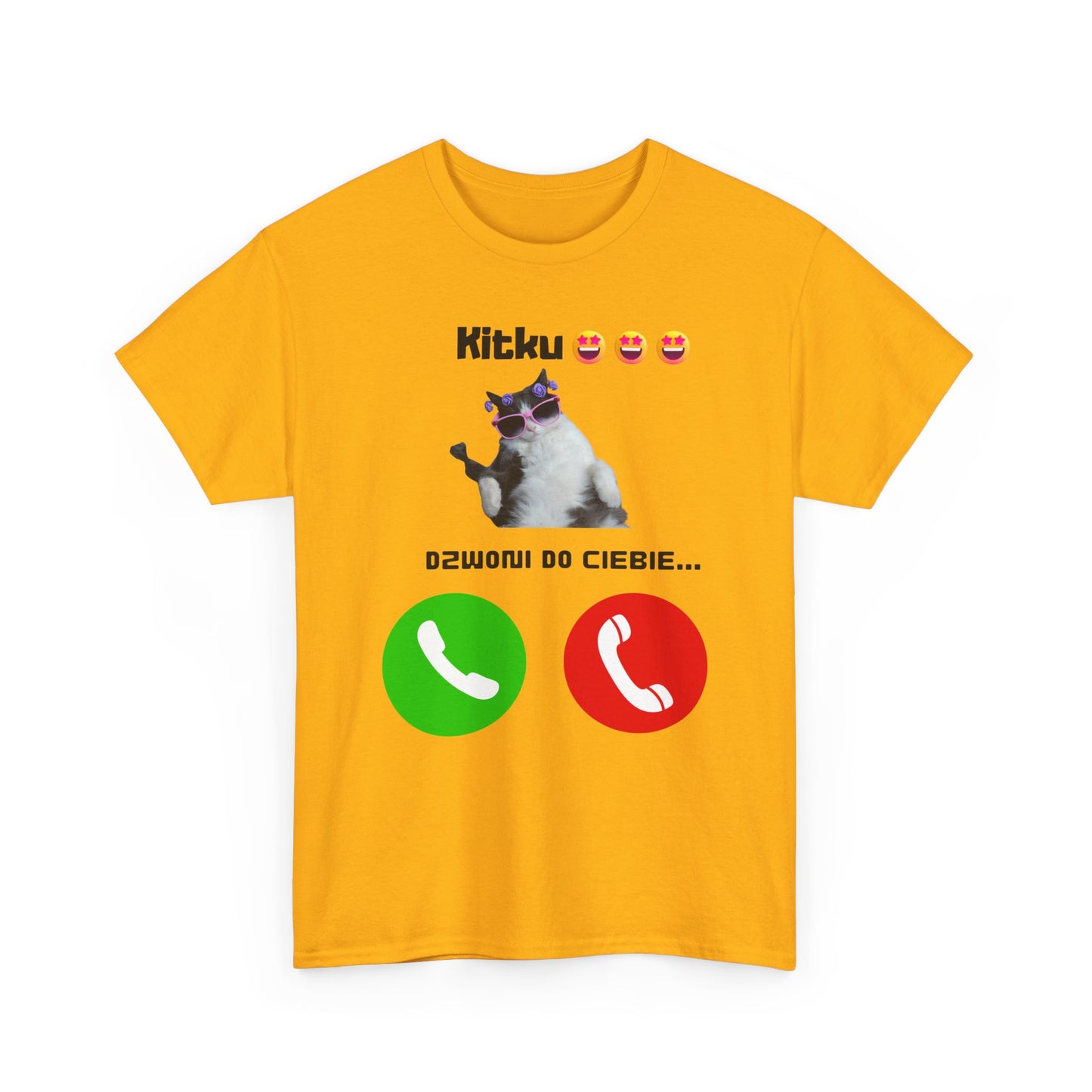 T-shirt unisexe Kitku vous appelle