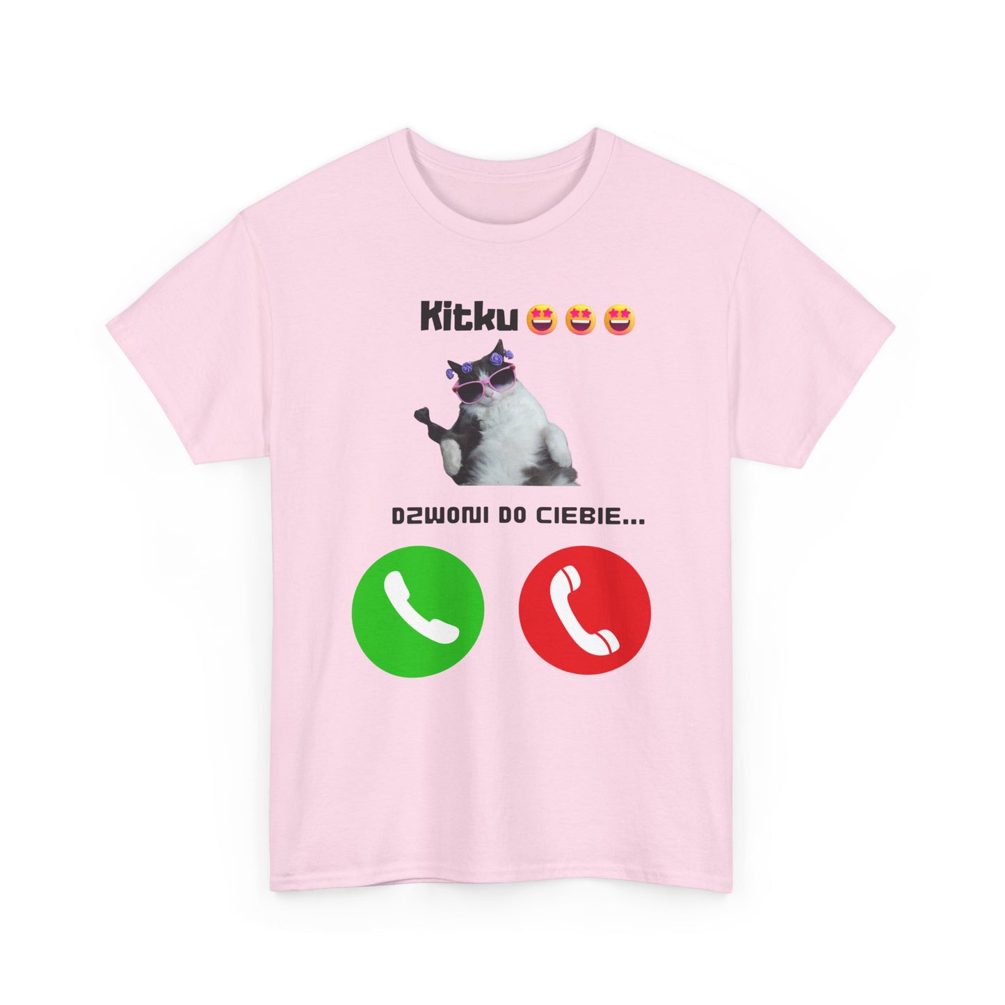 T-shirt unisexe Kitku vous appelle