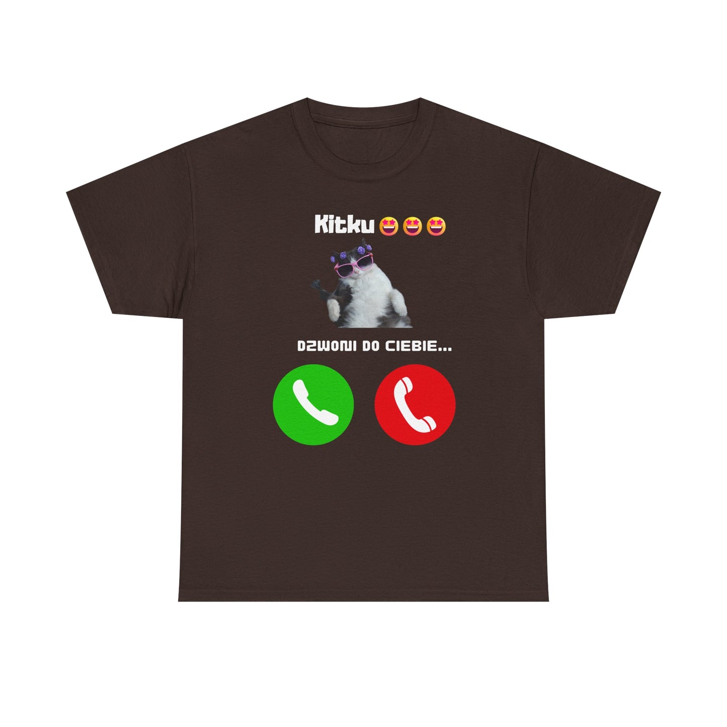 T-shirt unisexe Kitku vous appelle