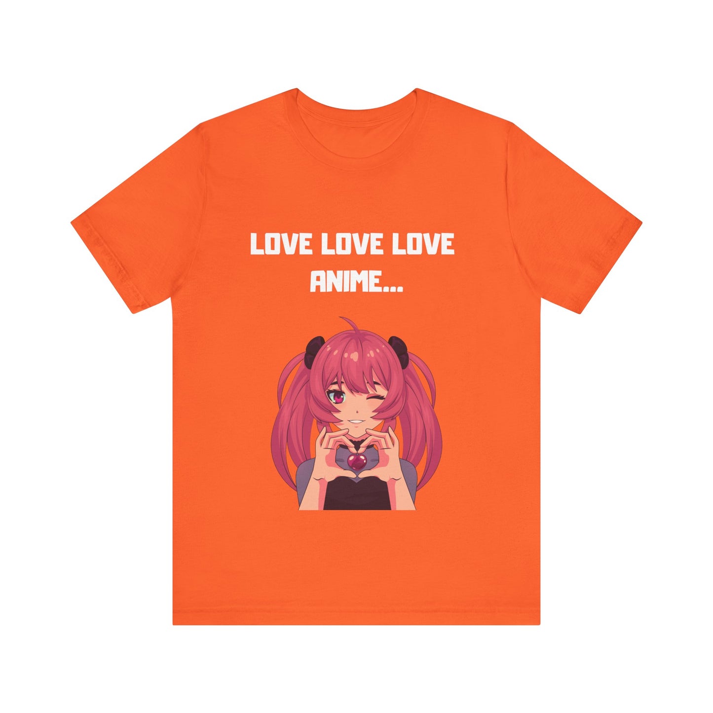 Unisex T-Shirt I Love Love Love Anime...- DragonStreet