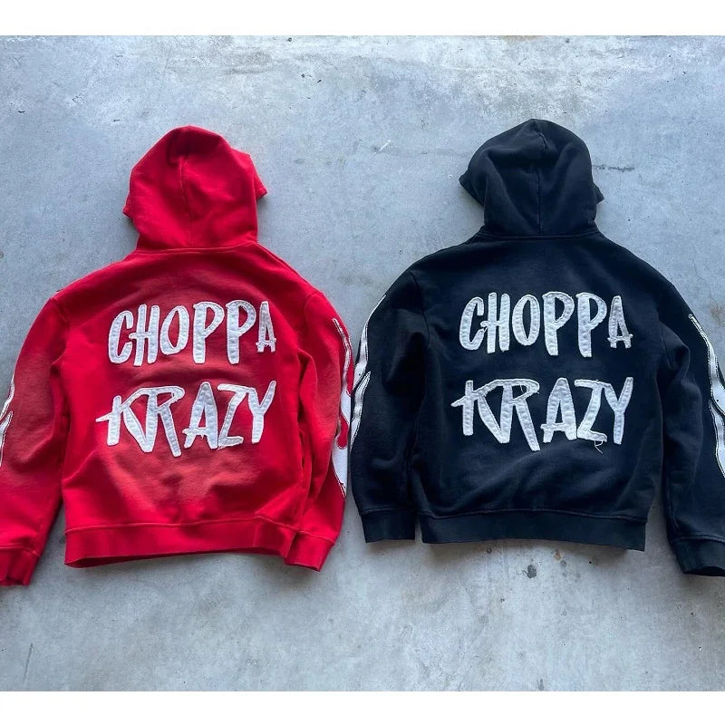 Bluza Unisex Hoodie Y2K Gun