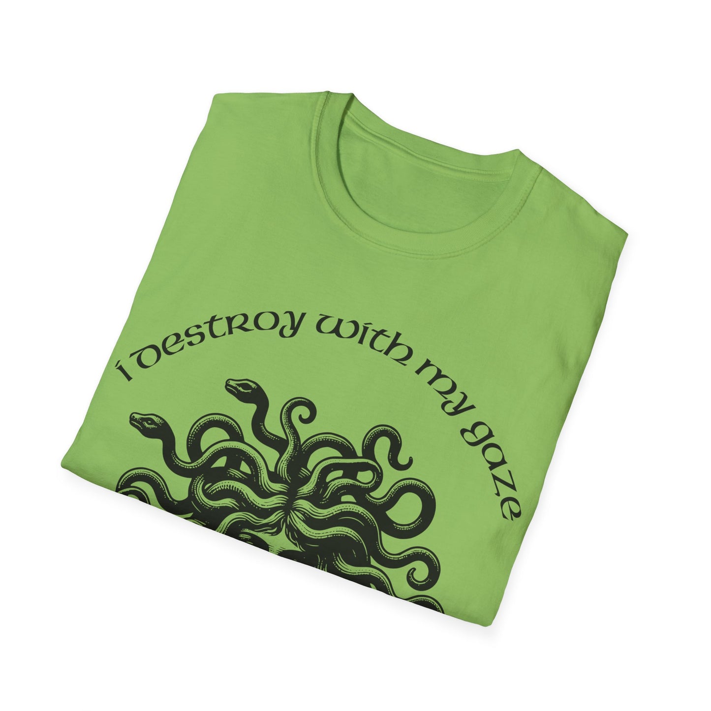 T-Shirt unisexe je détruis avec mon regard!-VibesStreet