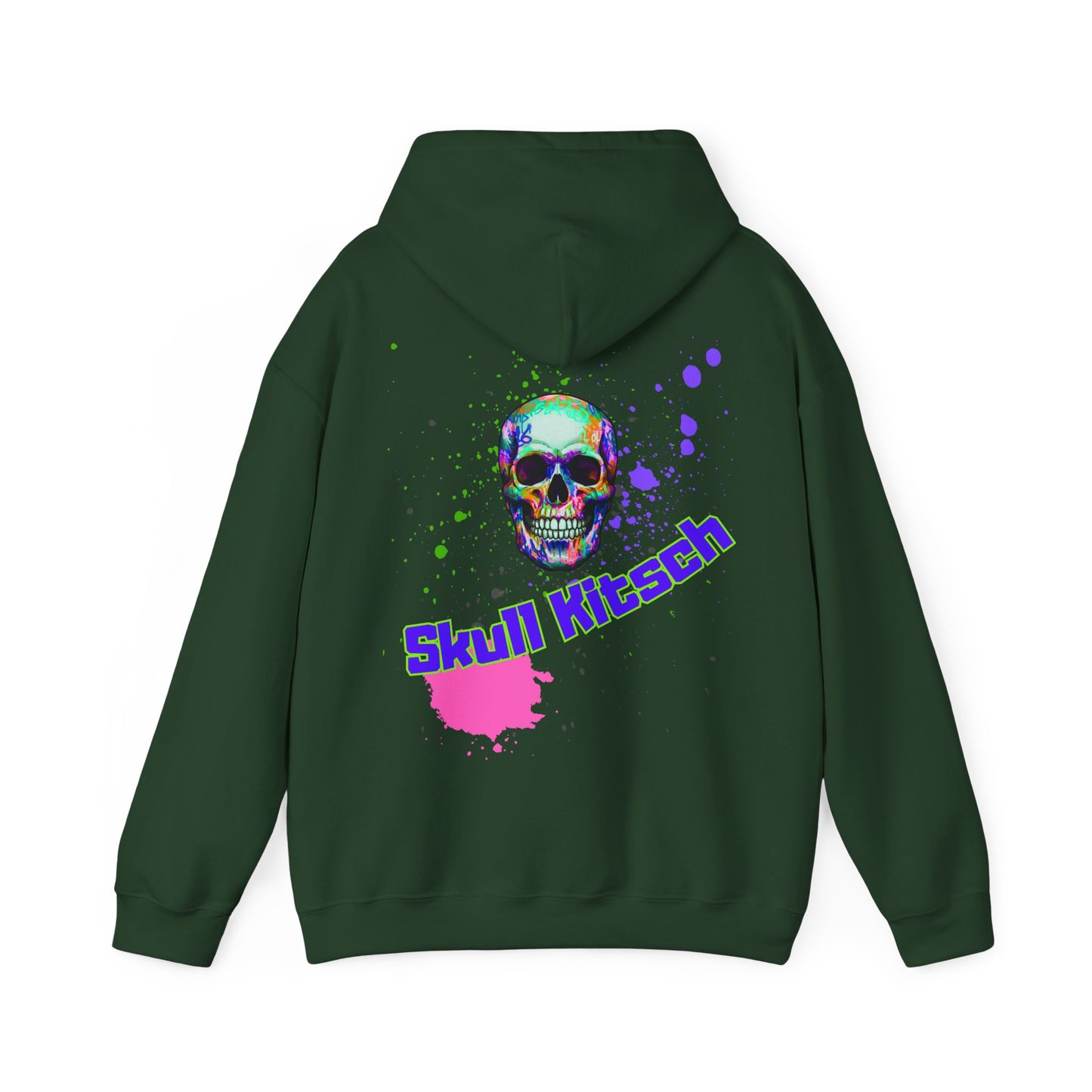 Unisex Skull Kitsch Standard Hoodie - VibesStreet