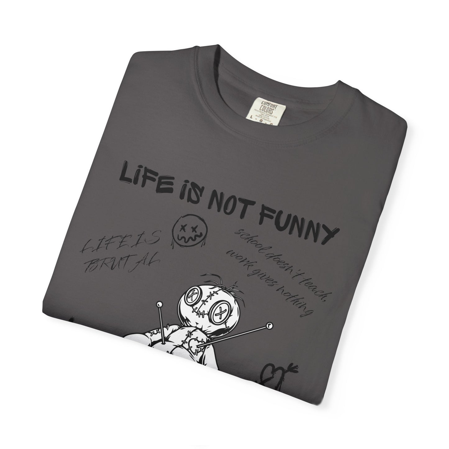 T-Shirt Unisex Life is no Funny Abstract-VibesStreet