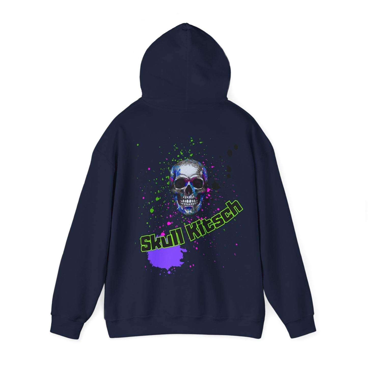 Unisex Skull Kitsch Dark-VibesStreet Hoodie
