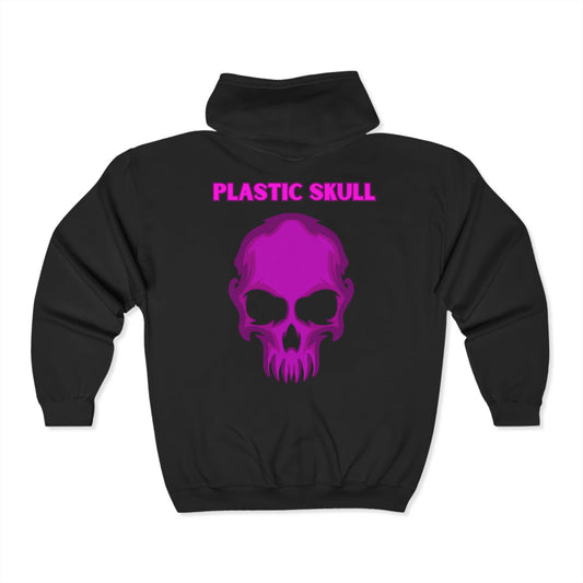 Bluza Unisex Hoodie Zip Plastic Skull-TechSouls