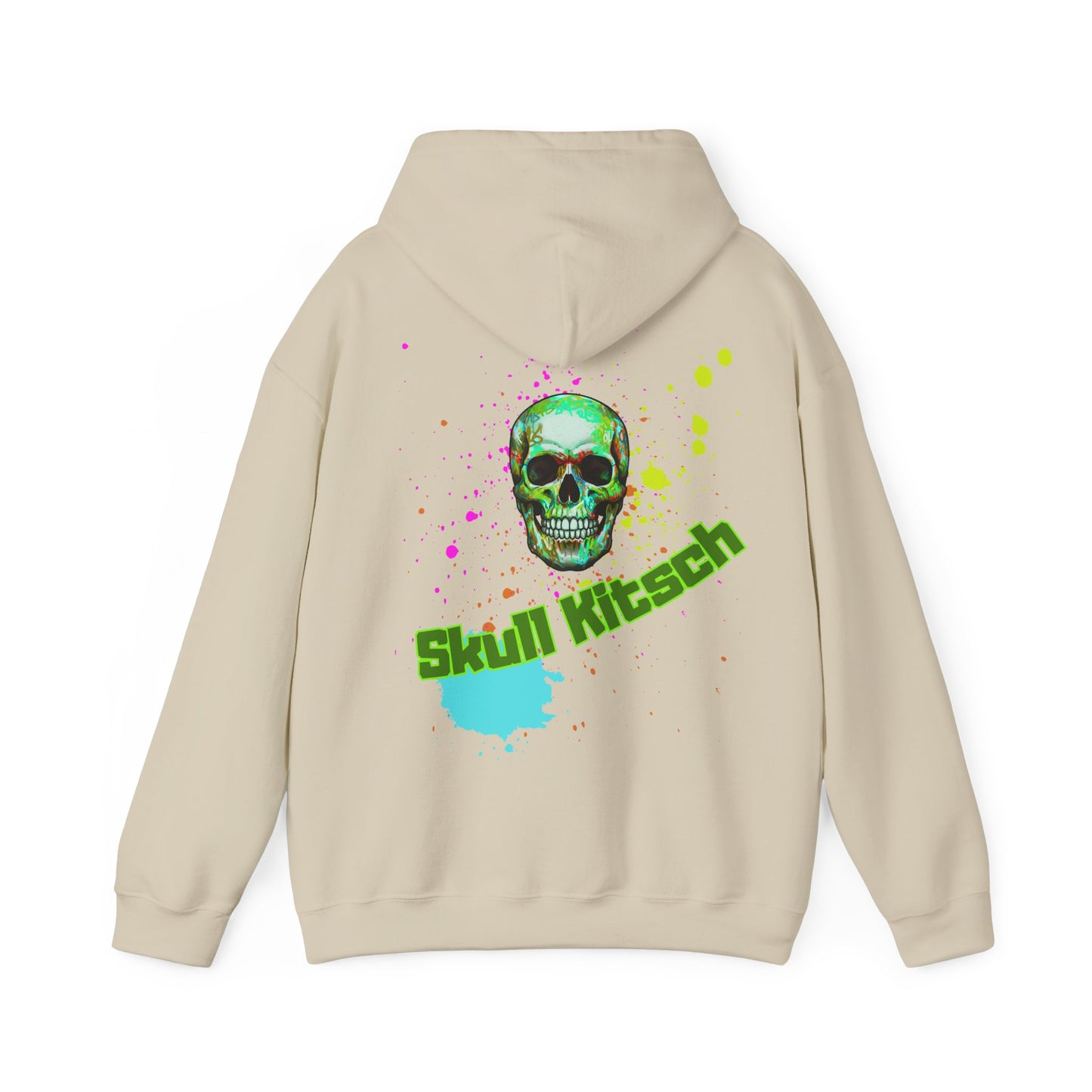 Bluza Unisex Hoodie Skull Kitsch Summer Punk- VibesStreet