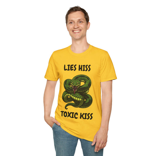 Unisex Lies Hiss Toxix Kiss T-shirt