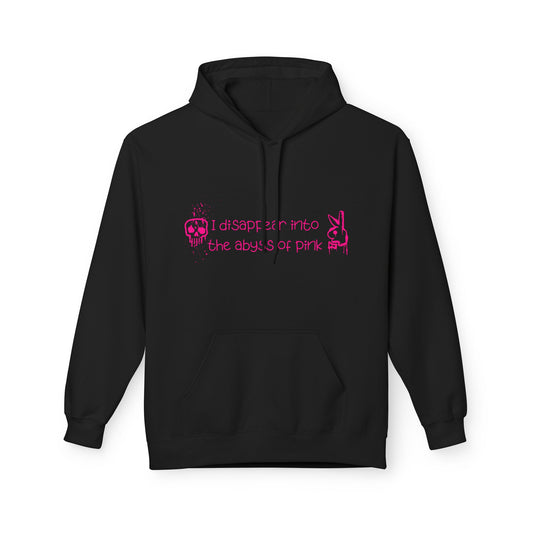 Bluza Hoodie Unisex I disappear into the abyss of pink