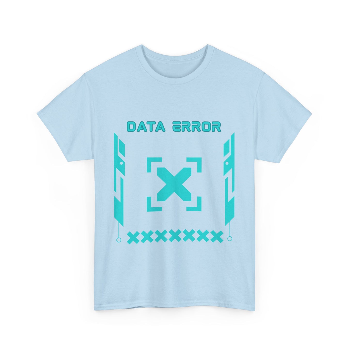 T-shirt Unisex Data Error Techwear Blue-TechSouls