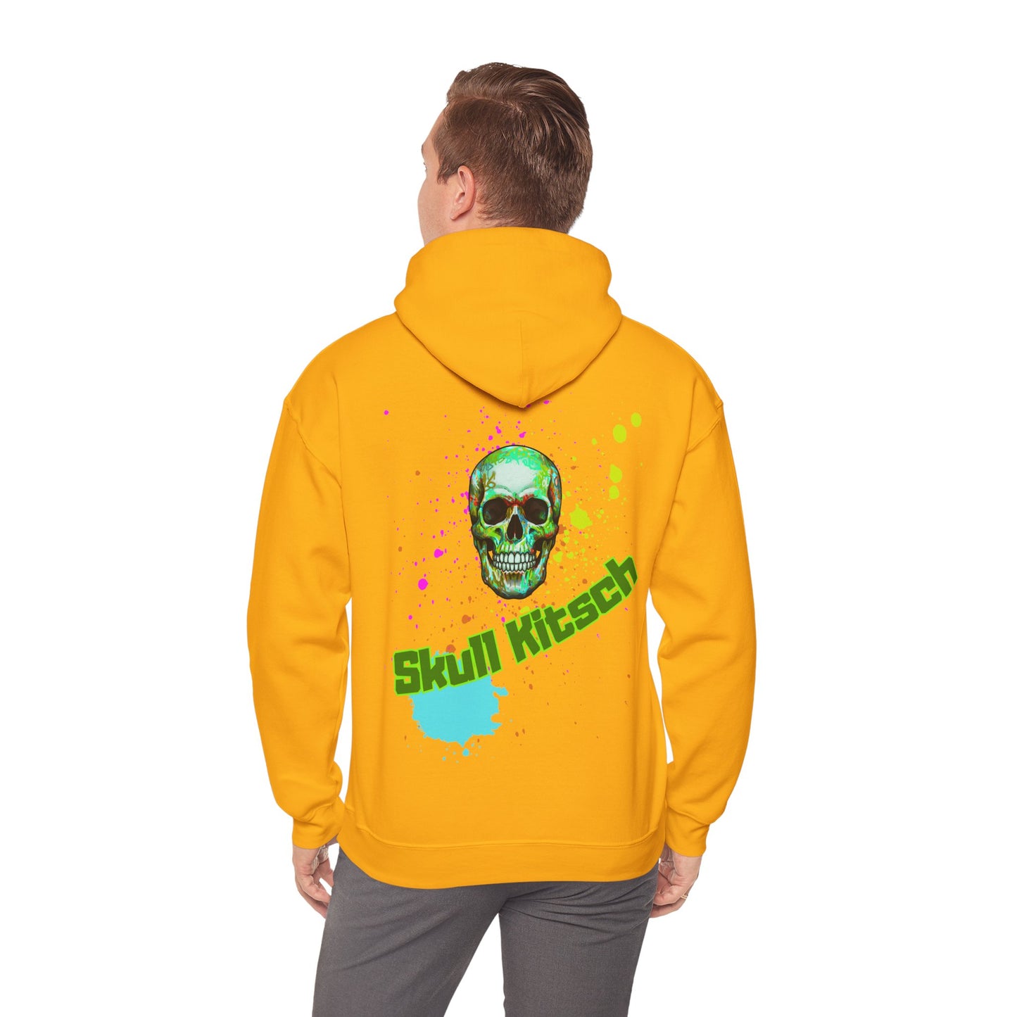 Bluza Unisex Hoodie Skull Kitsch Summer Punk- VibesStreet