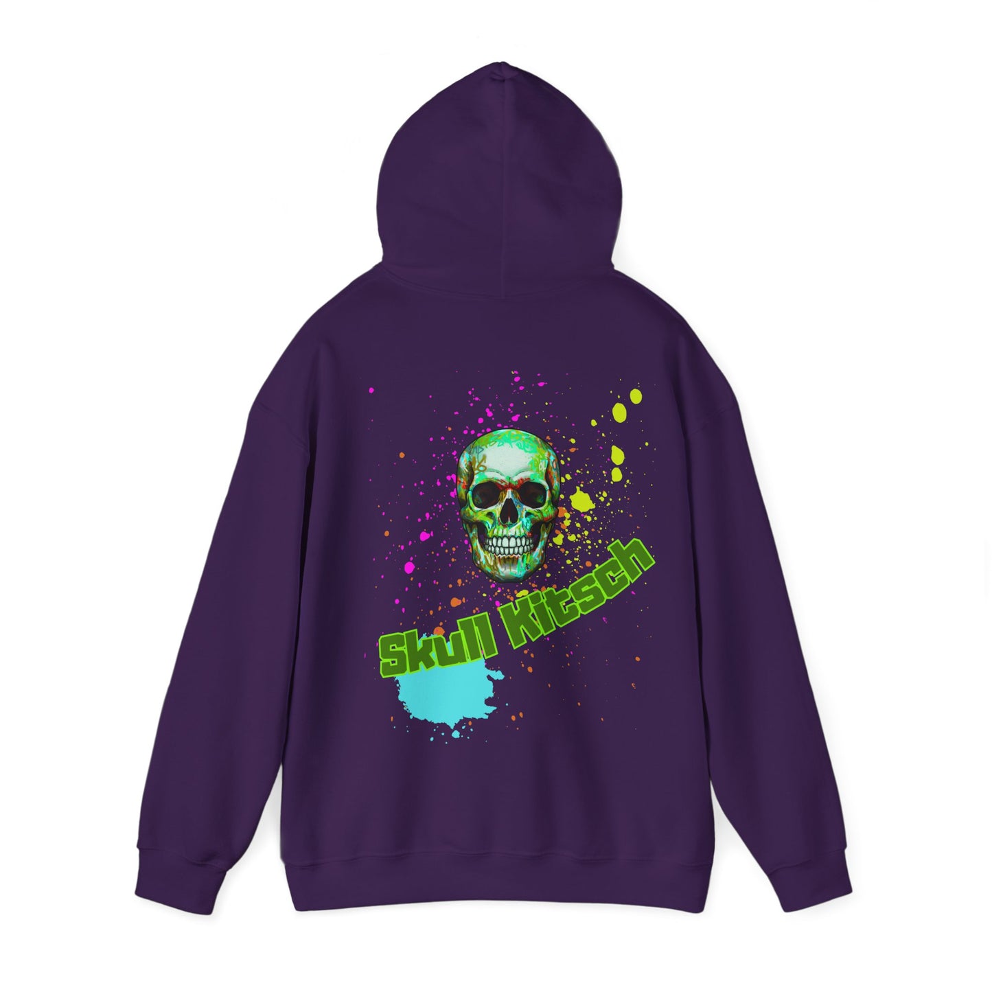 Bluza Unisex Hoodie Skull Kitsch Summer Punk- VibesStreet