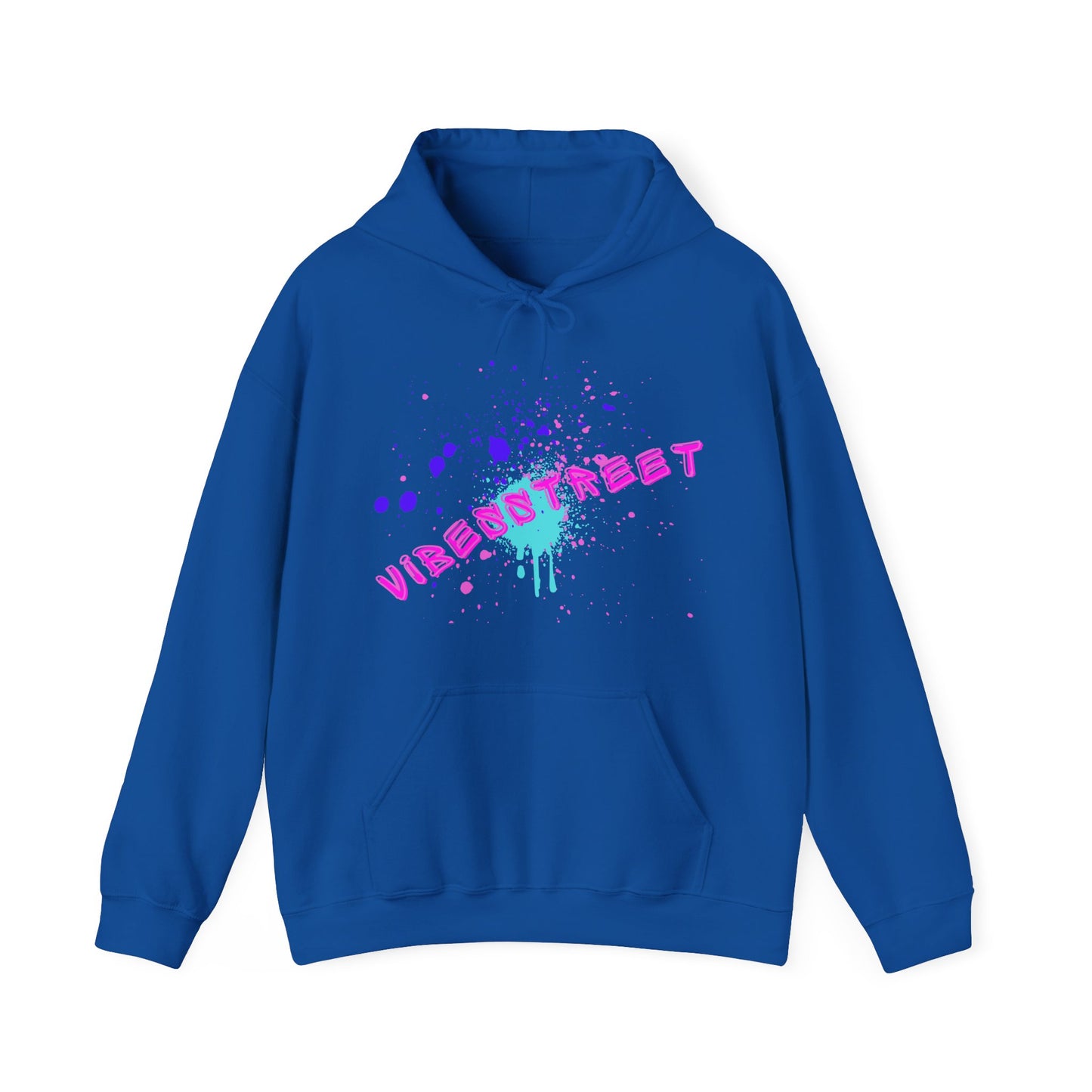 Unisex VibesStreet Spray Hoodie Pink-VibesStreet