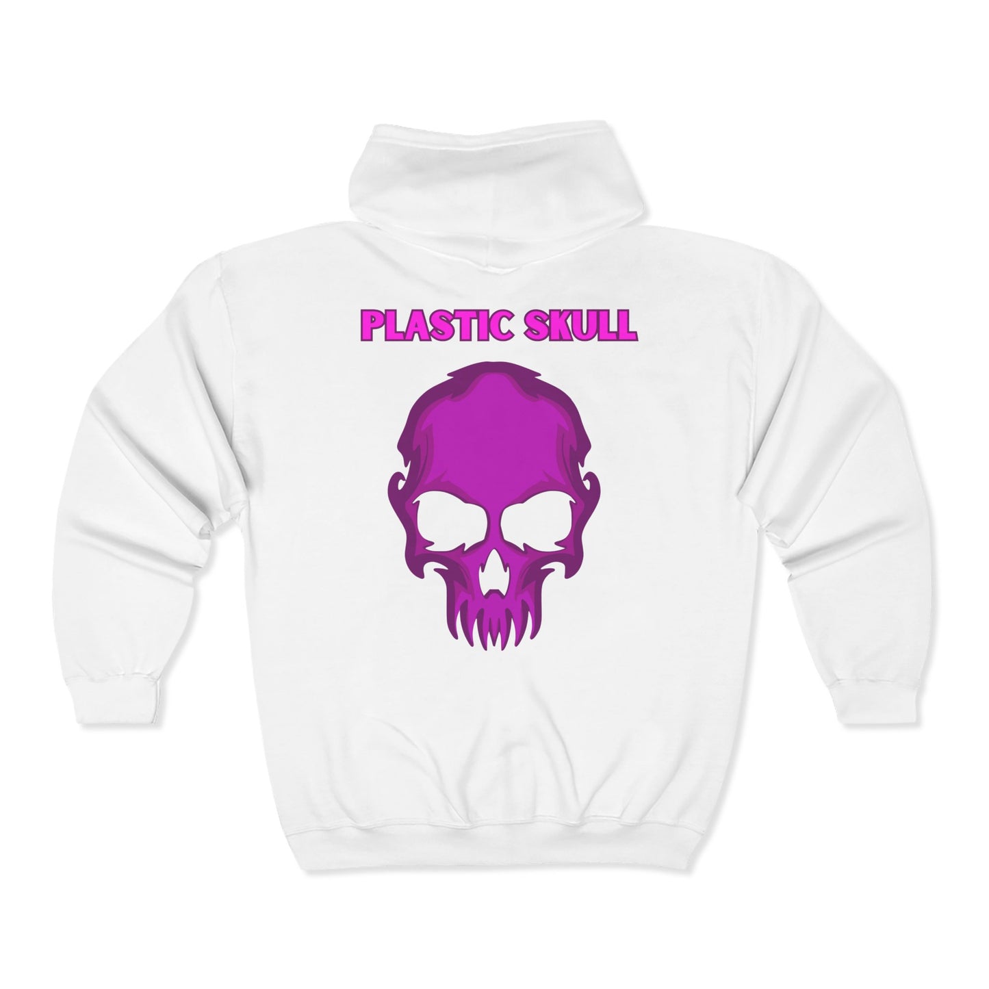 Bluza Unisex Hoodie Zip Plastic Skull-TechSouls