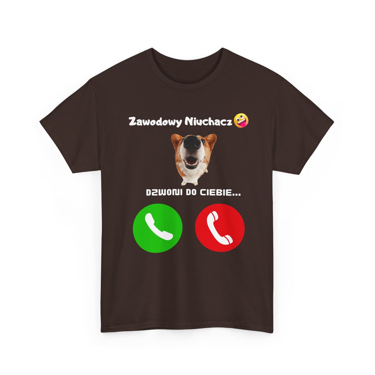 Koszulka unisex Zawodowy Niuchacz dzwoni do Ciebie