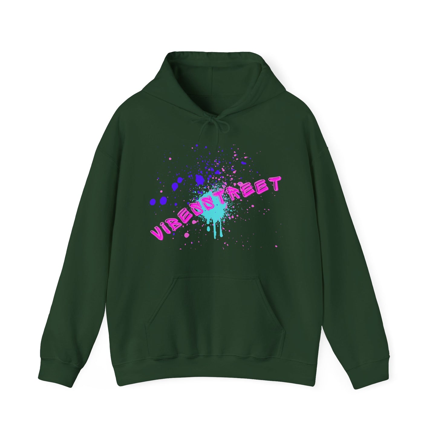 Unisex VibesStreet Spray Hoodie Pink-VibesStreet